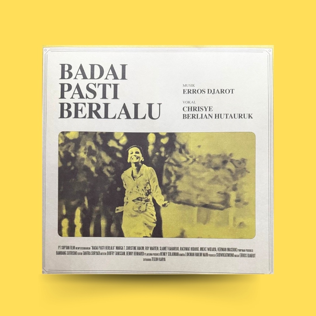 Vinyl Badai Pasti Berlalu Soundtrack Erros Djarot