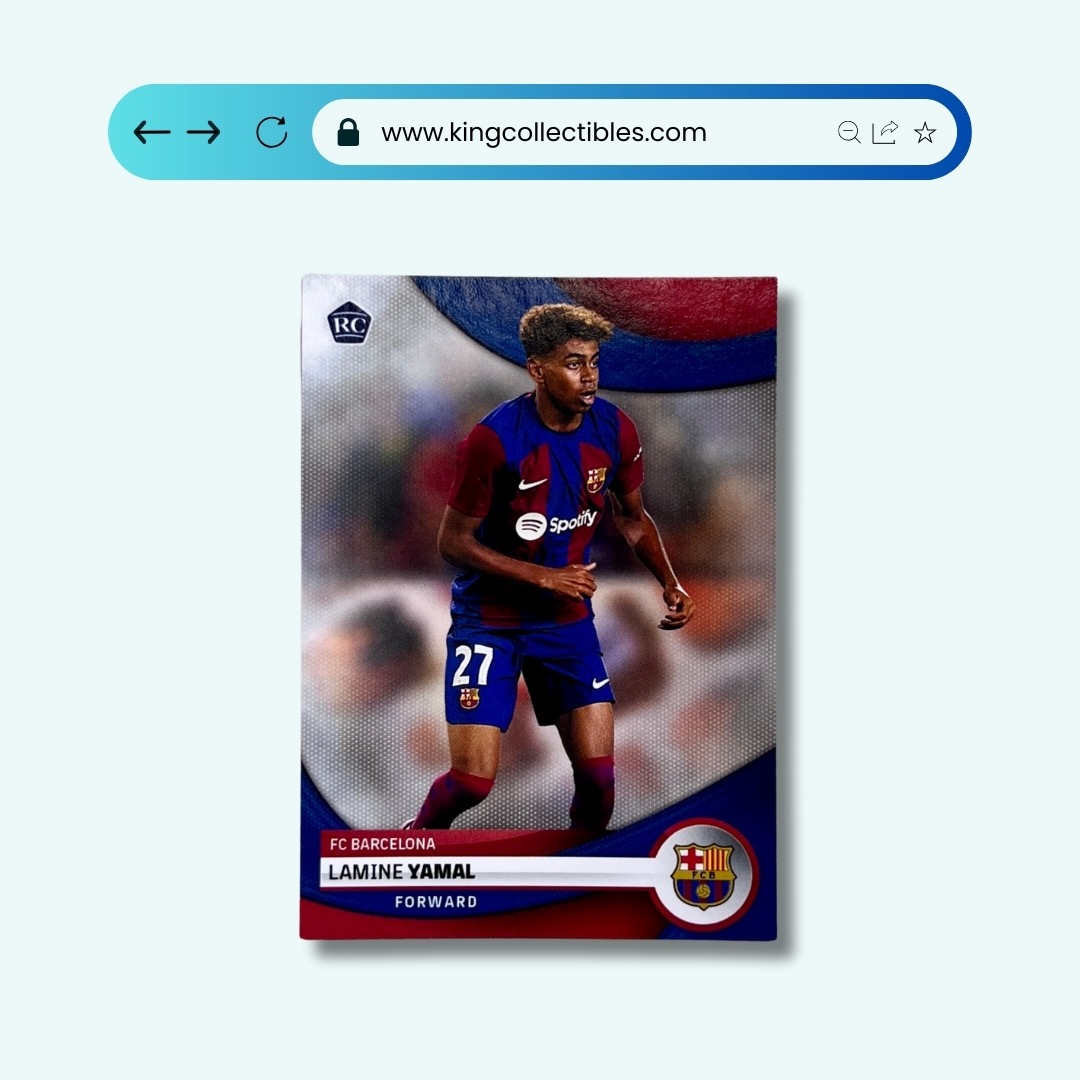 Lamine Yamal Barcelona Team Set #23 RC Rookie Topps 2024
