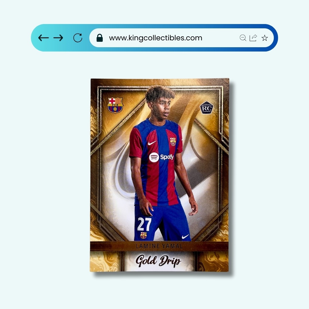 Lamine Yamal Gold Drip Barcelona Team Set GD-5 Topps 2024
