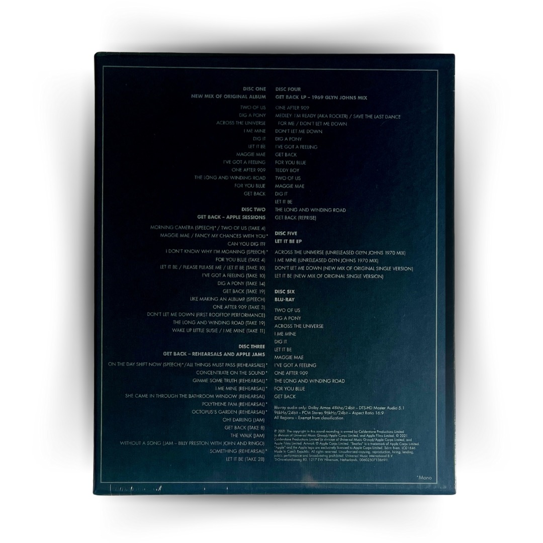 CD The Beatles Let It Be Special Edition BoxSet