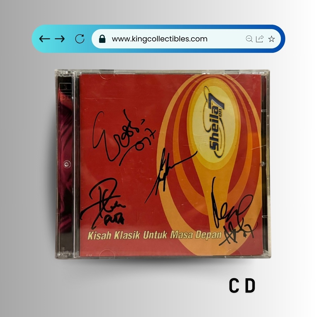 CD Sheila On 7 (10 Album) Full Tanda Tangan Duta, Eros, Adam, Brian.