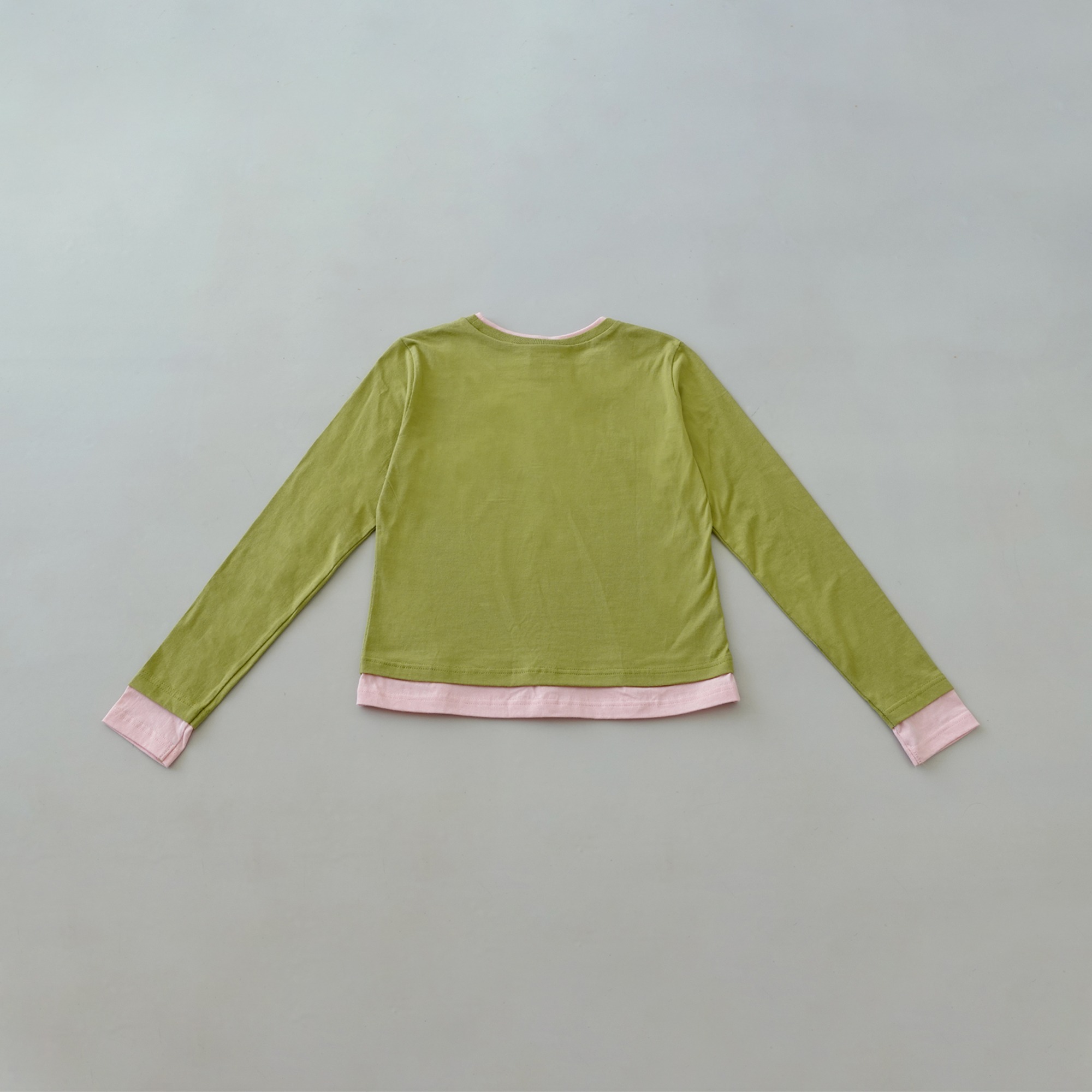 Pistachio LS Peep Tee