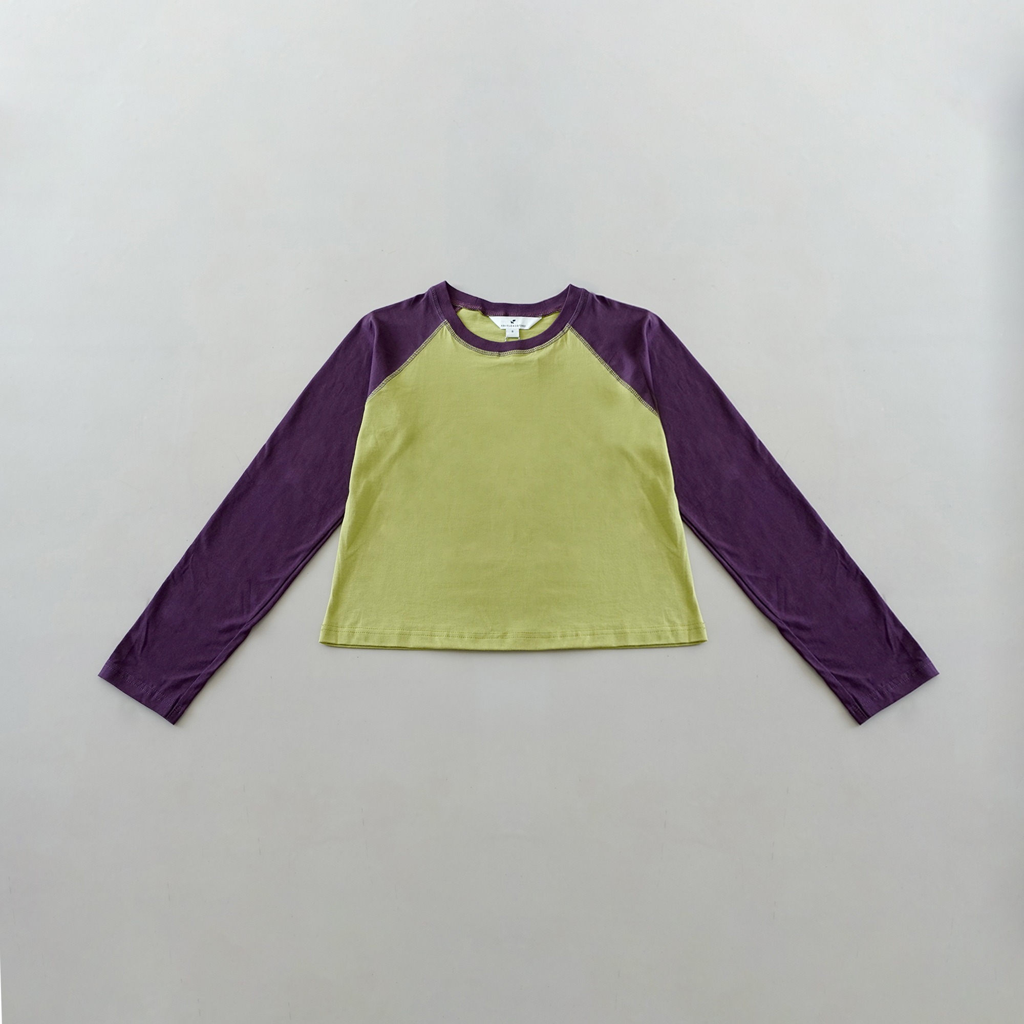 Pistachio LS Raglan Tee
