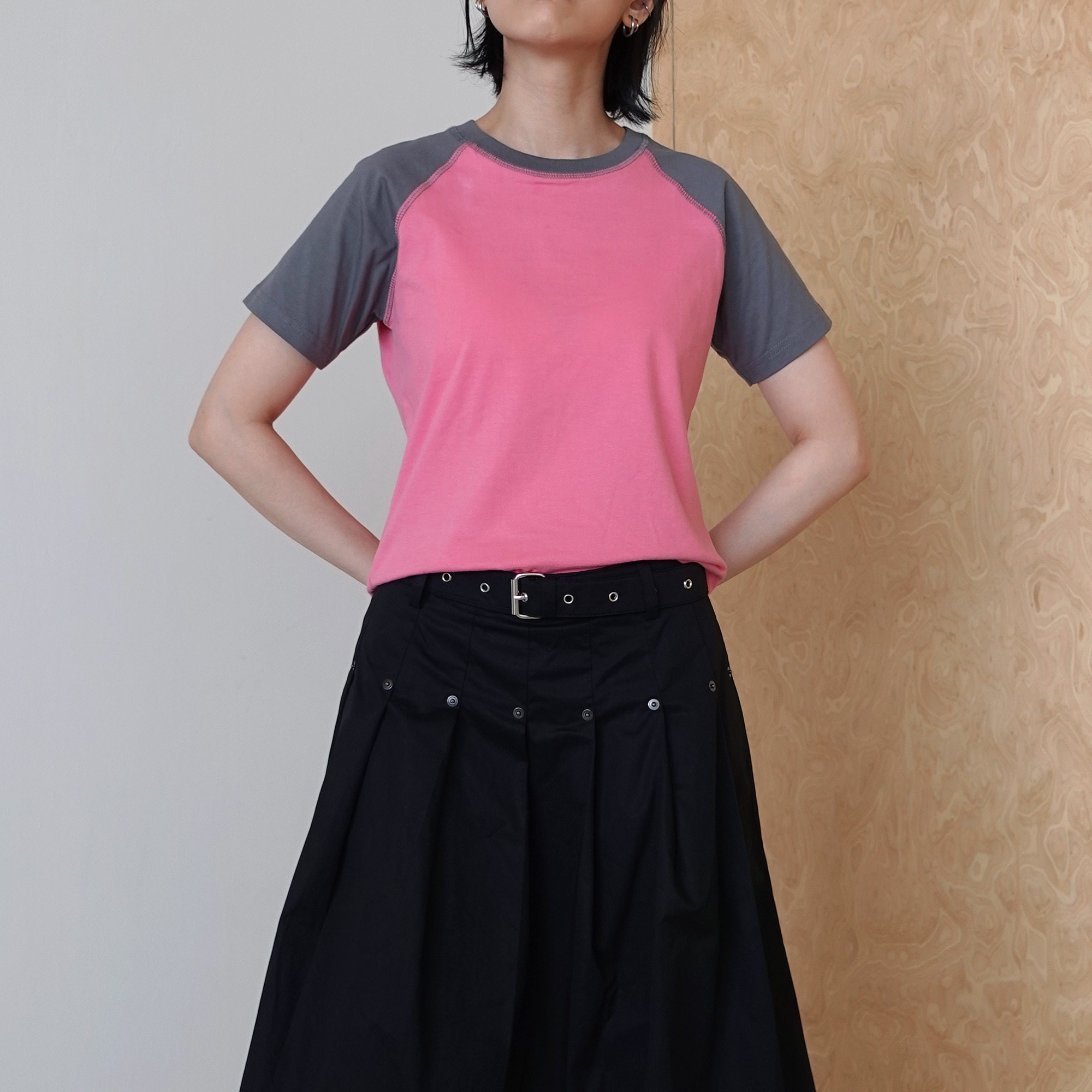 Candy Pink Raglan Tee