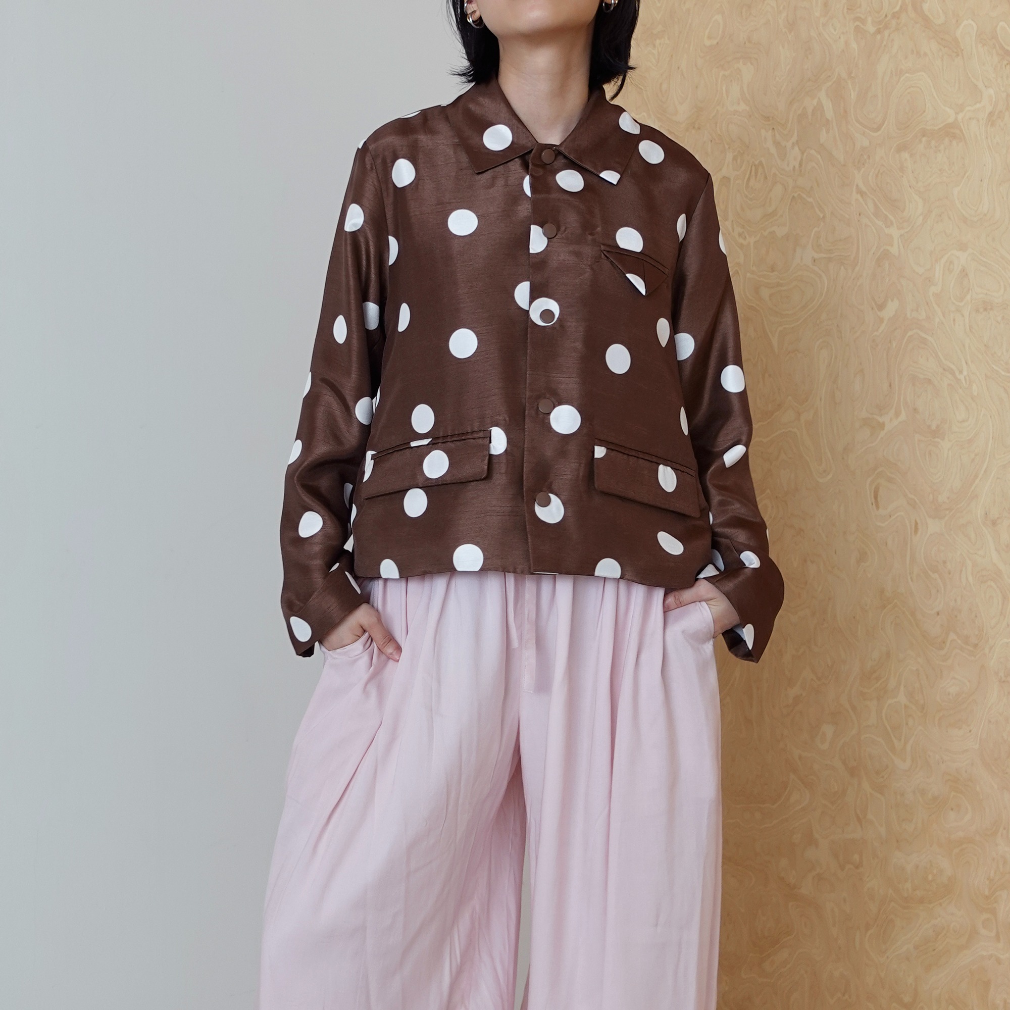 Polkadot Shirt Jacket