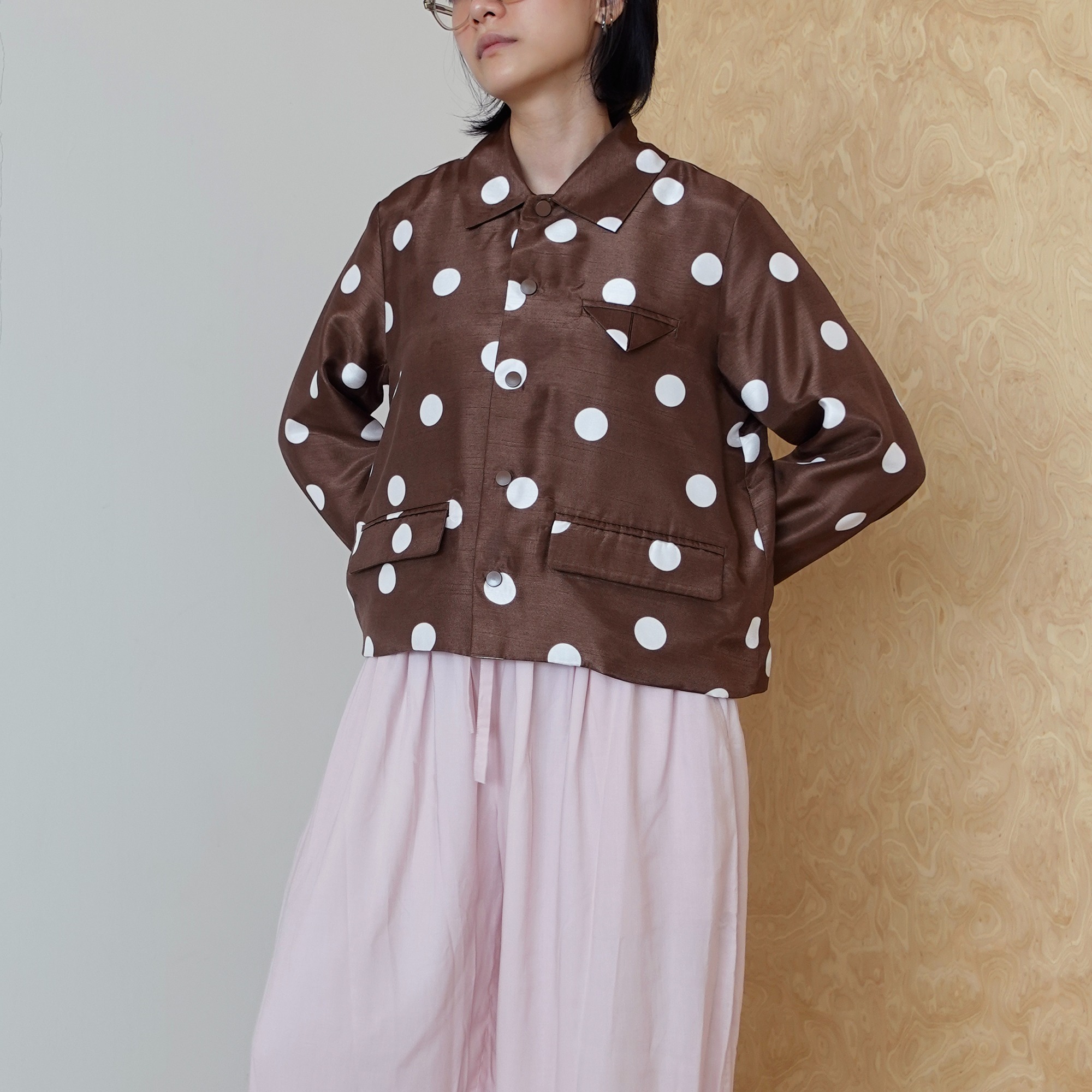 Polkadot Shirt Jacket