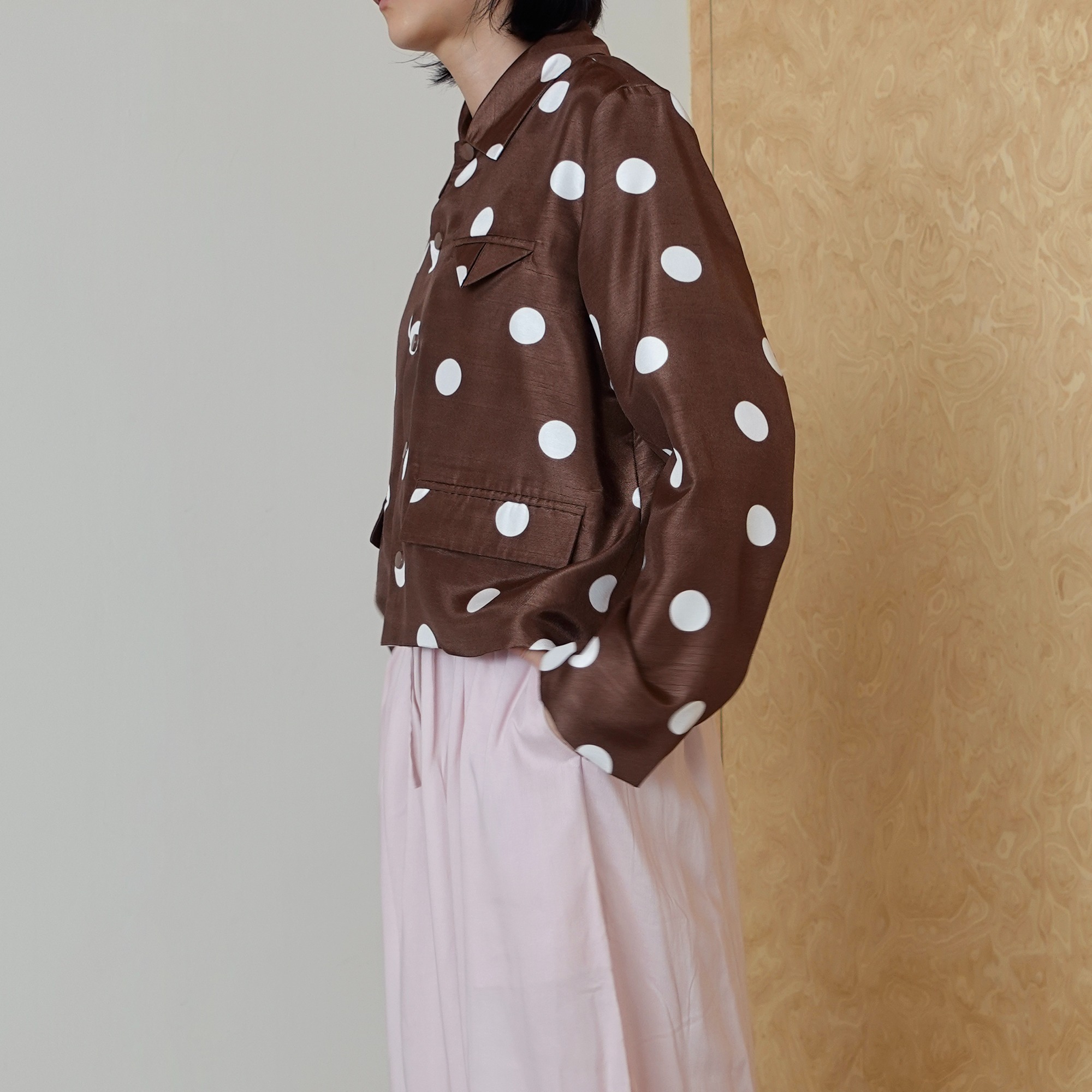 Polkadot Shirt Jacket