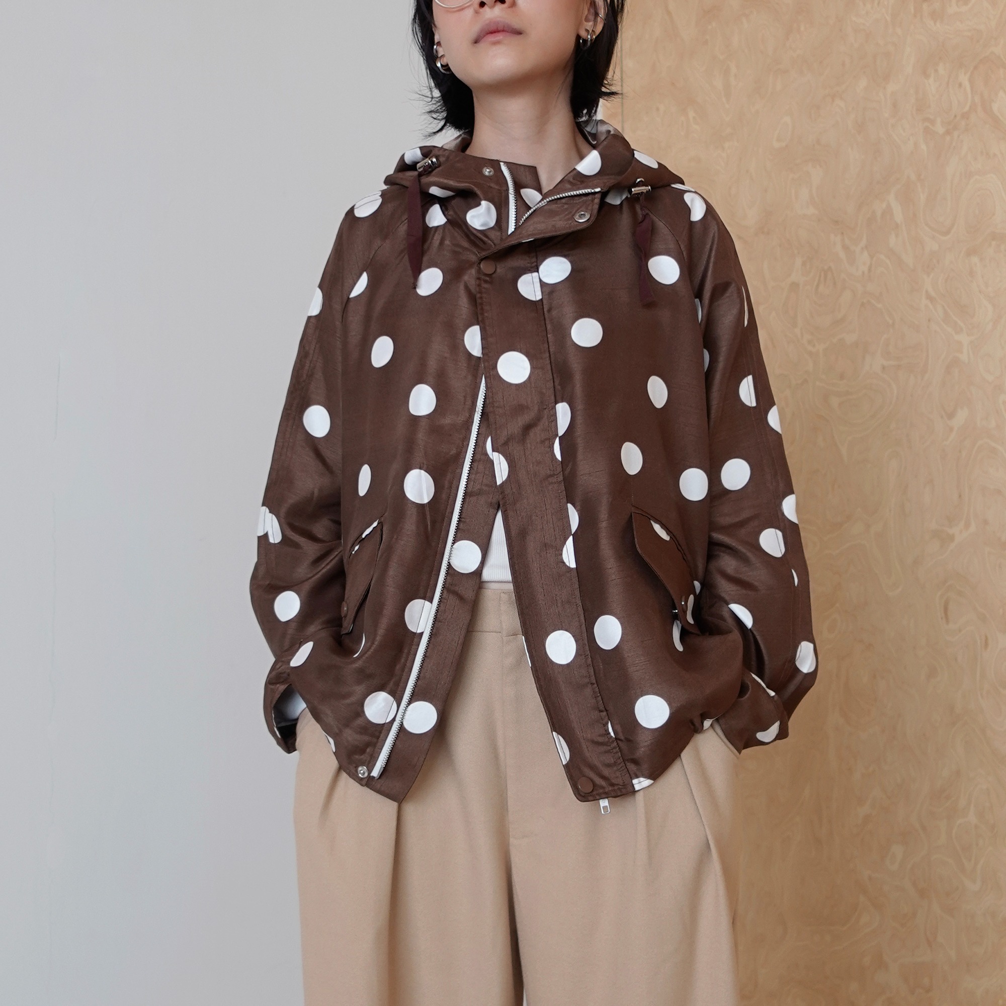 Polkadot Short Parka