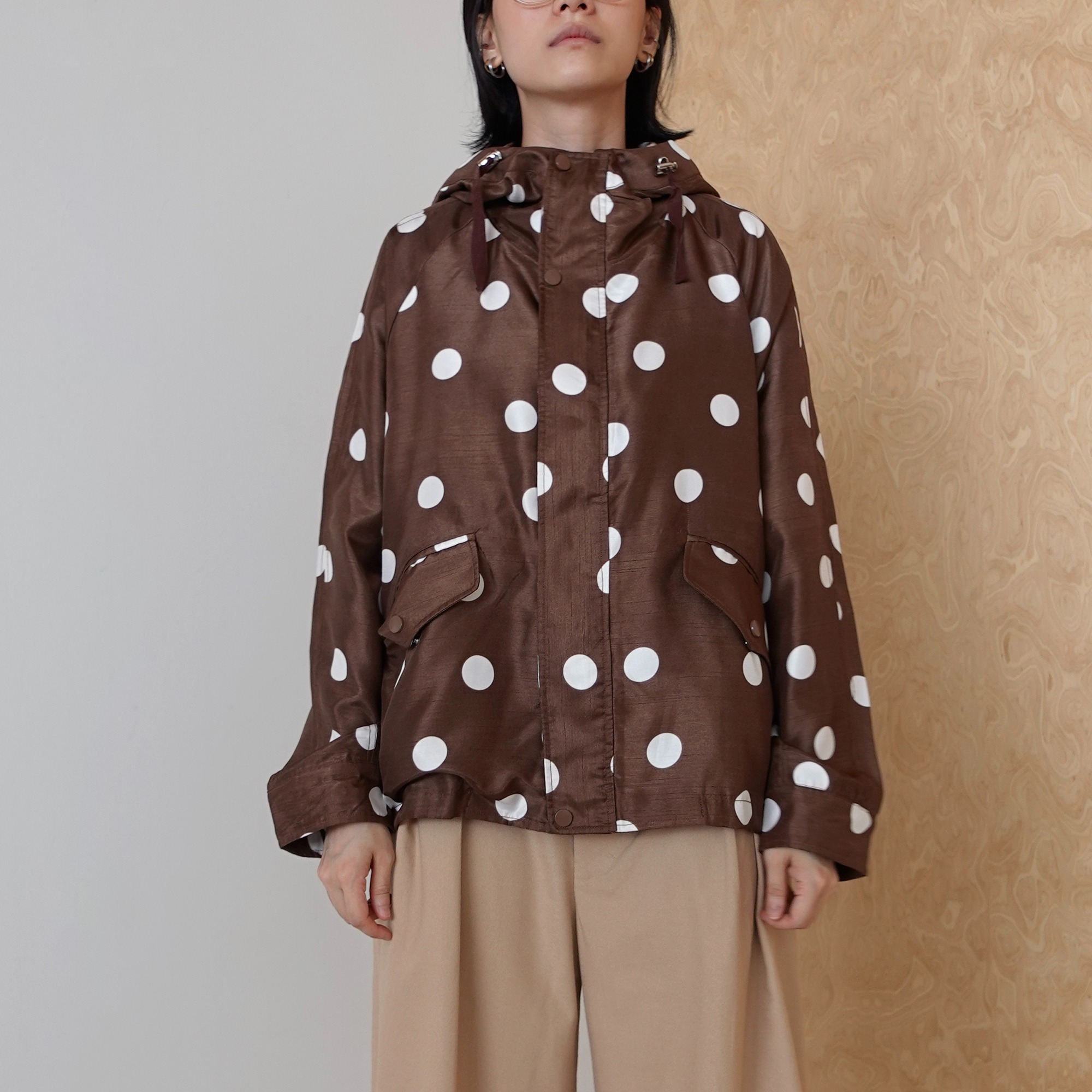Polkadot Short Parka