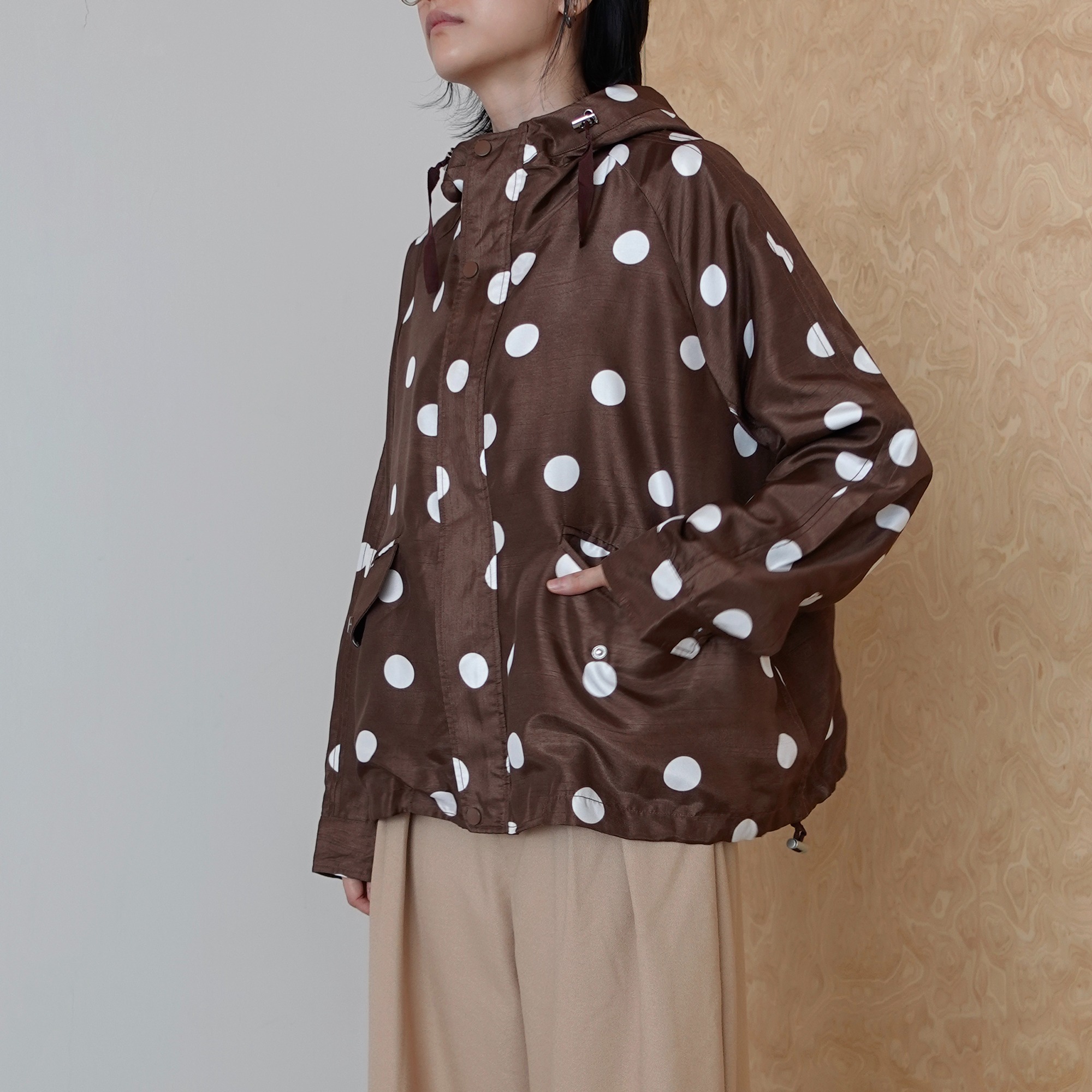 Polkadot Short Parka