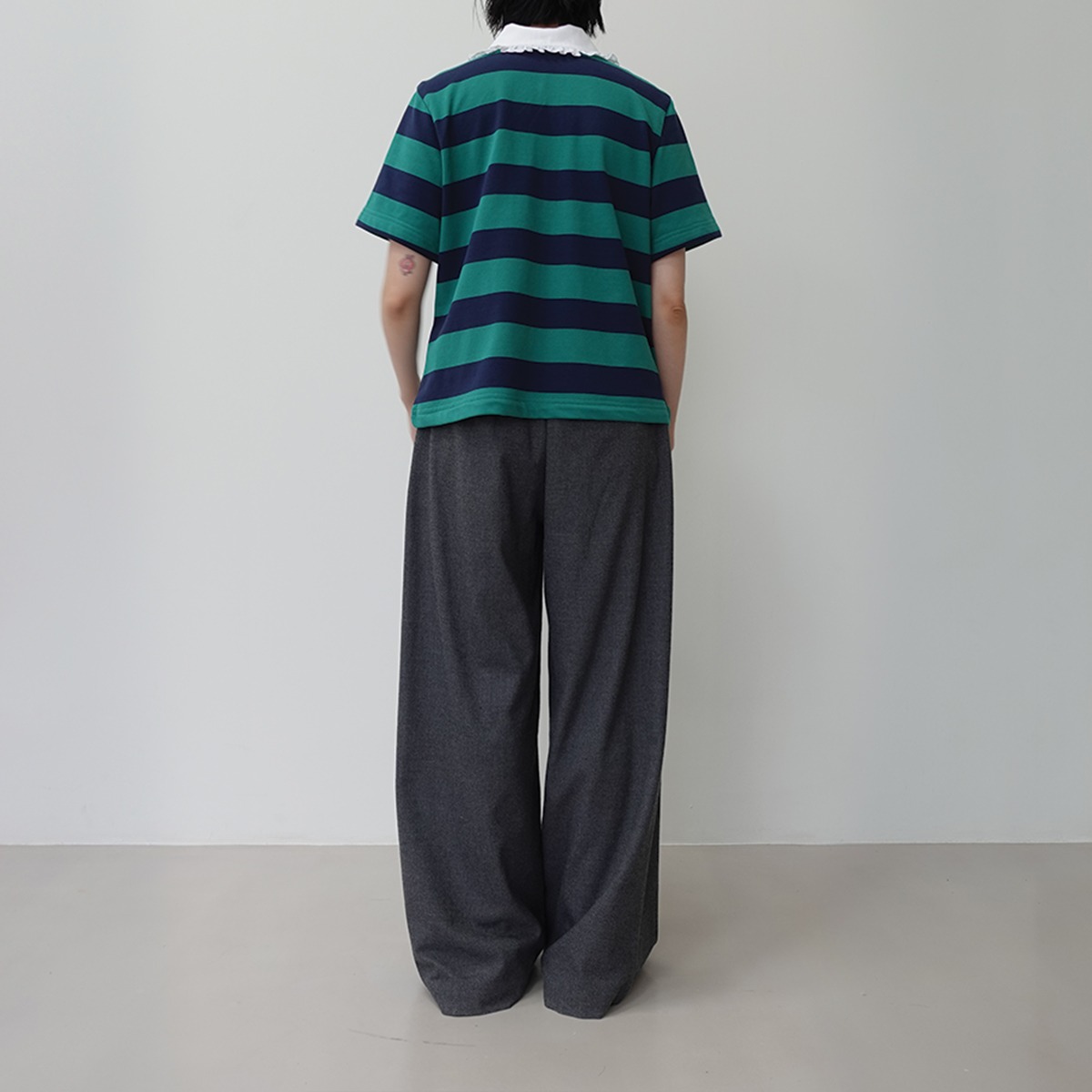 Peterpan Stripes Polo Shirt - Green