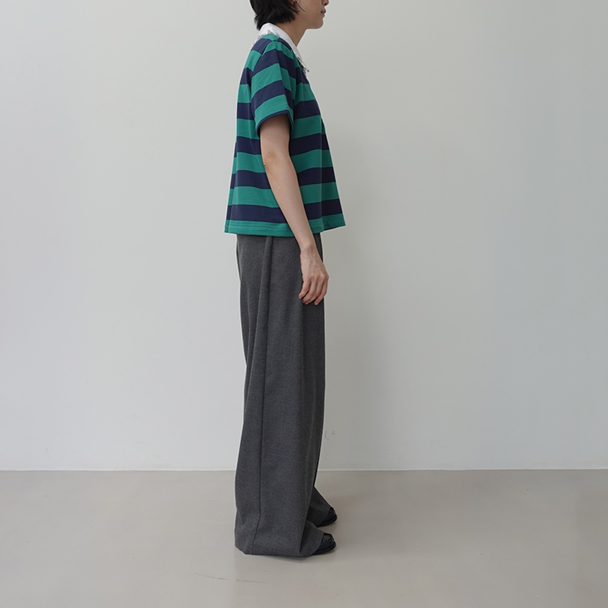 Peterpan Stripes Polo Shirt - Green