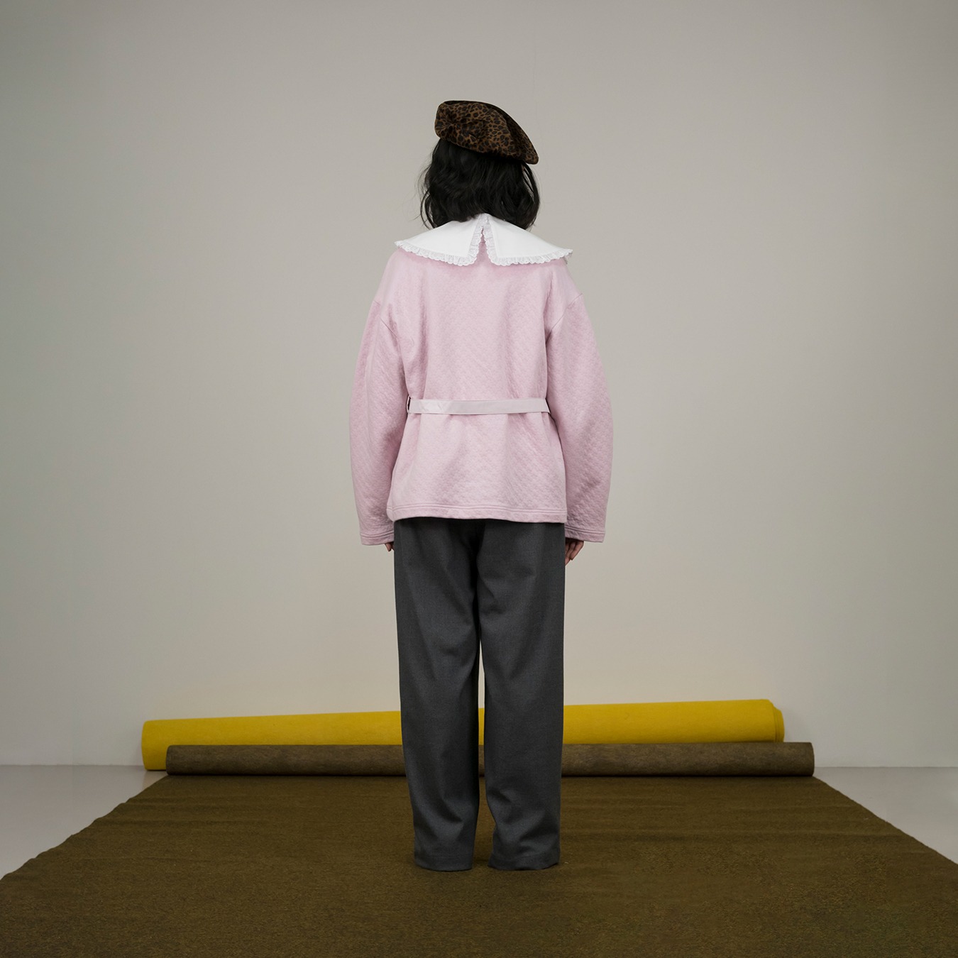 A&O Chore Cardigan in Pink
