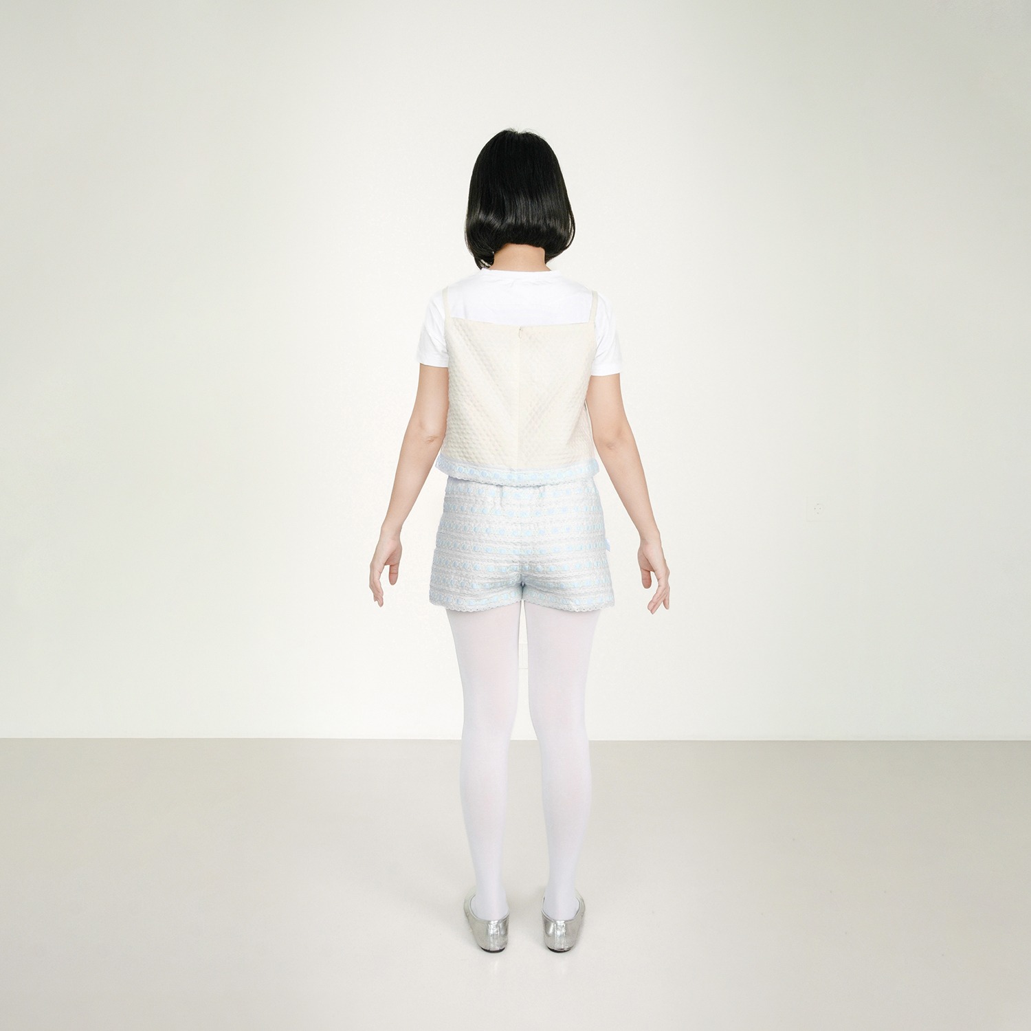 Broderie Blue Ribbon Camisole