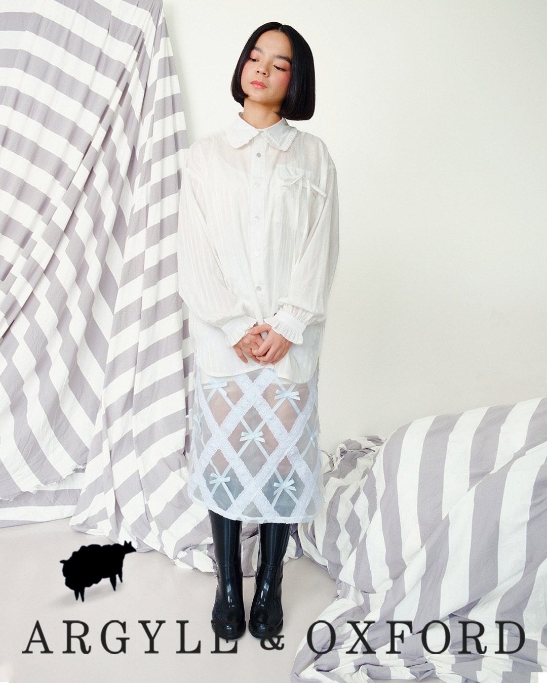 Scandi Girl Lucent Shirt - White