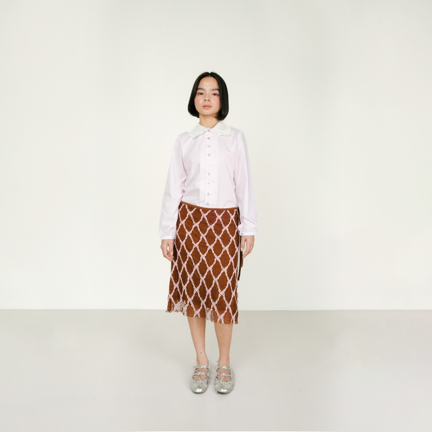 Harlequin Lace Skirt