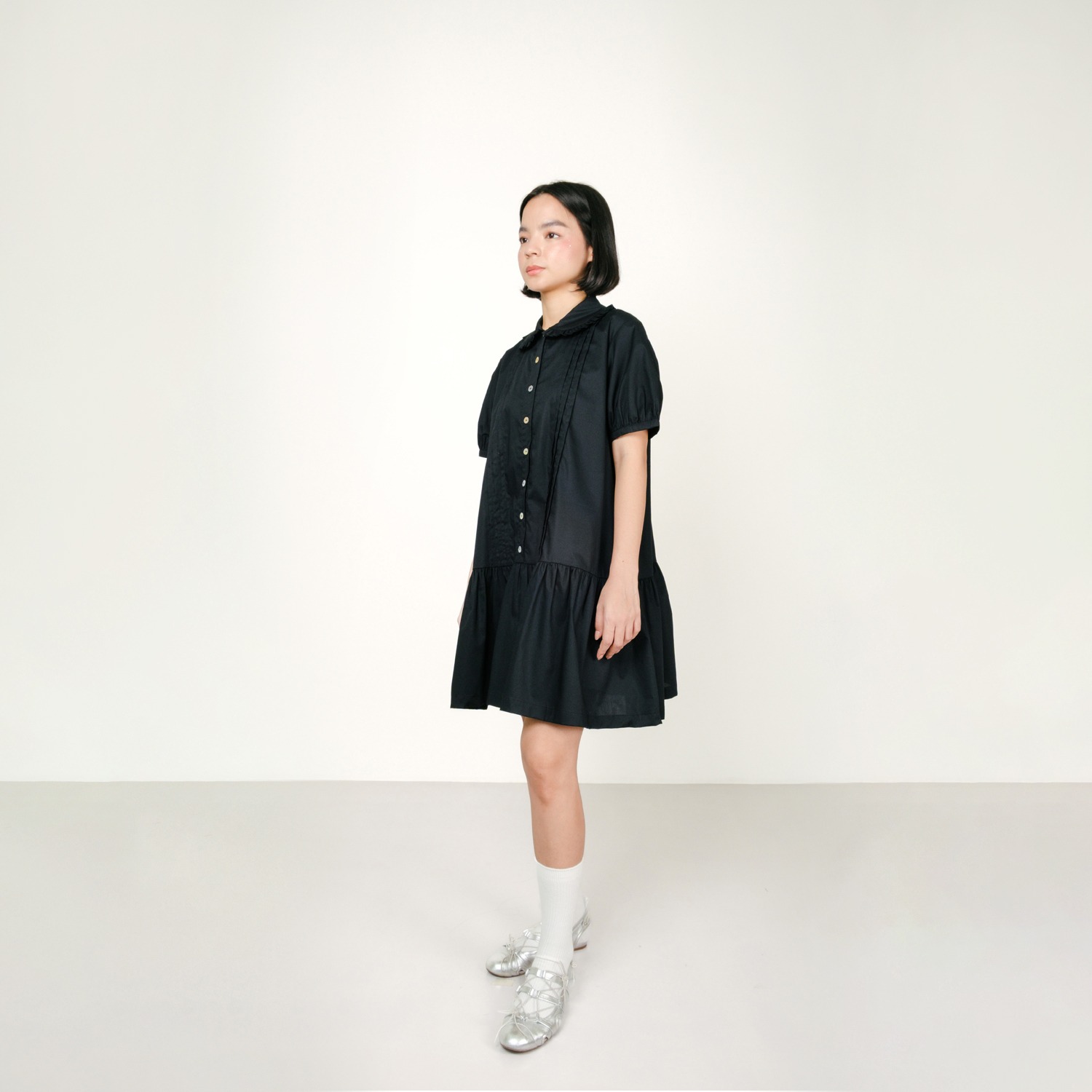 Vintage Girl Dress in Black