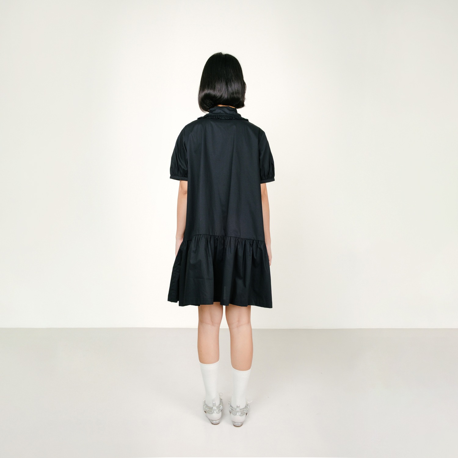 Vintage Girl Dress in Black