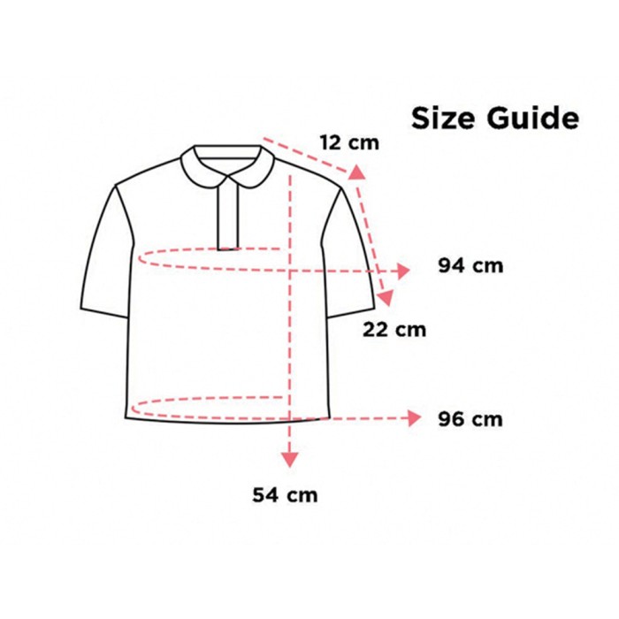 Broderie Gingham Baby Polo in Coral
