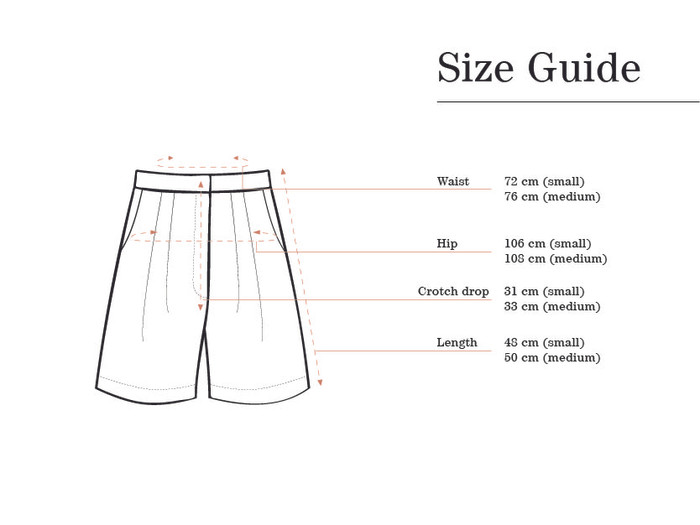 Ribbon Half Pants in Haze Grey