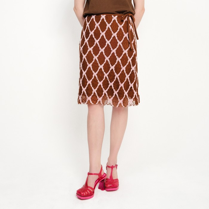 Harlequin Lace Skirt