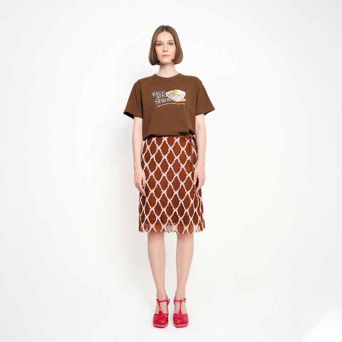 Harlequin Lace Skirt