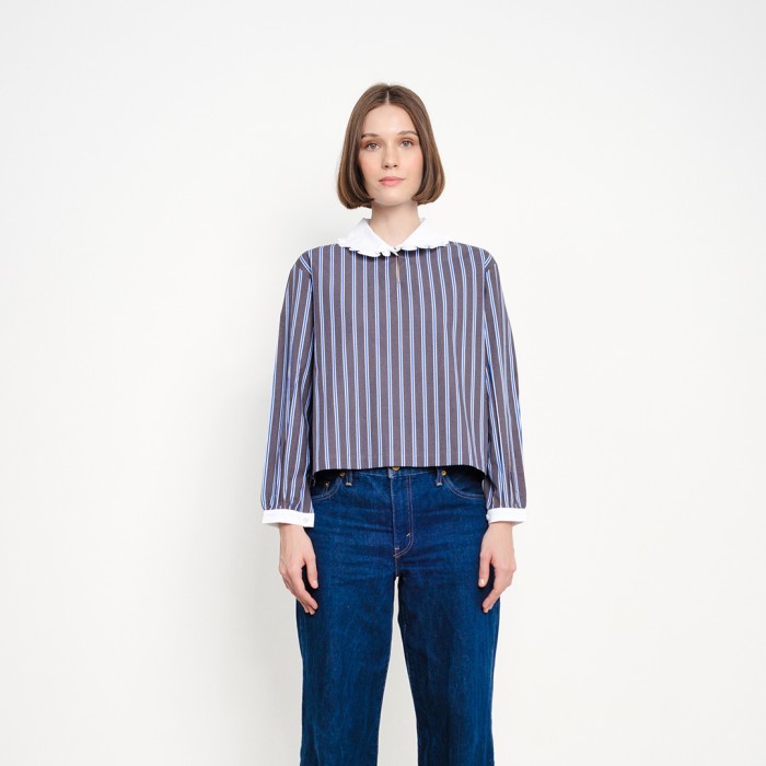 Girl Scandi Stripes Shirt