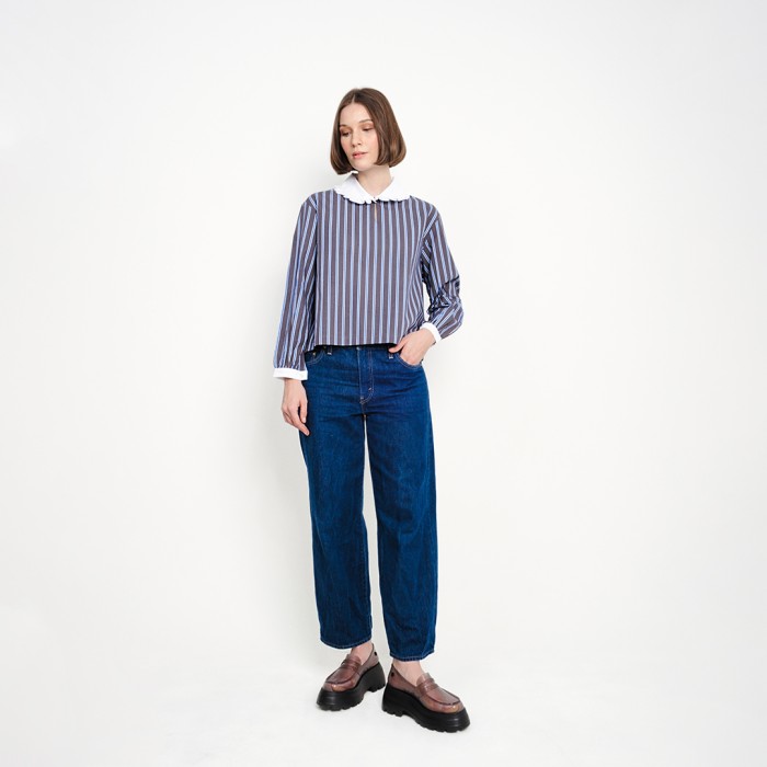 Girl Scandi Stripes Shirt