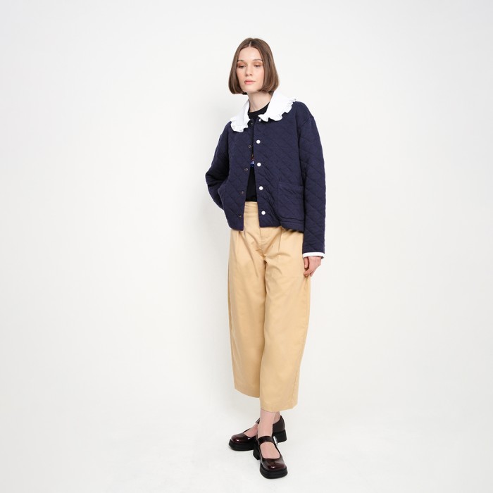 Girl Quilted Effect Jacket