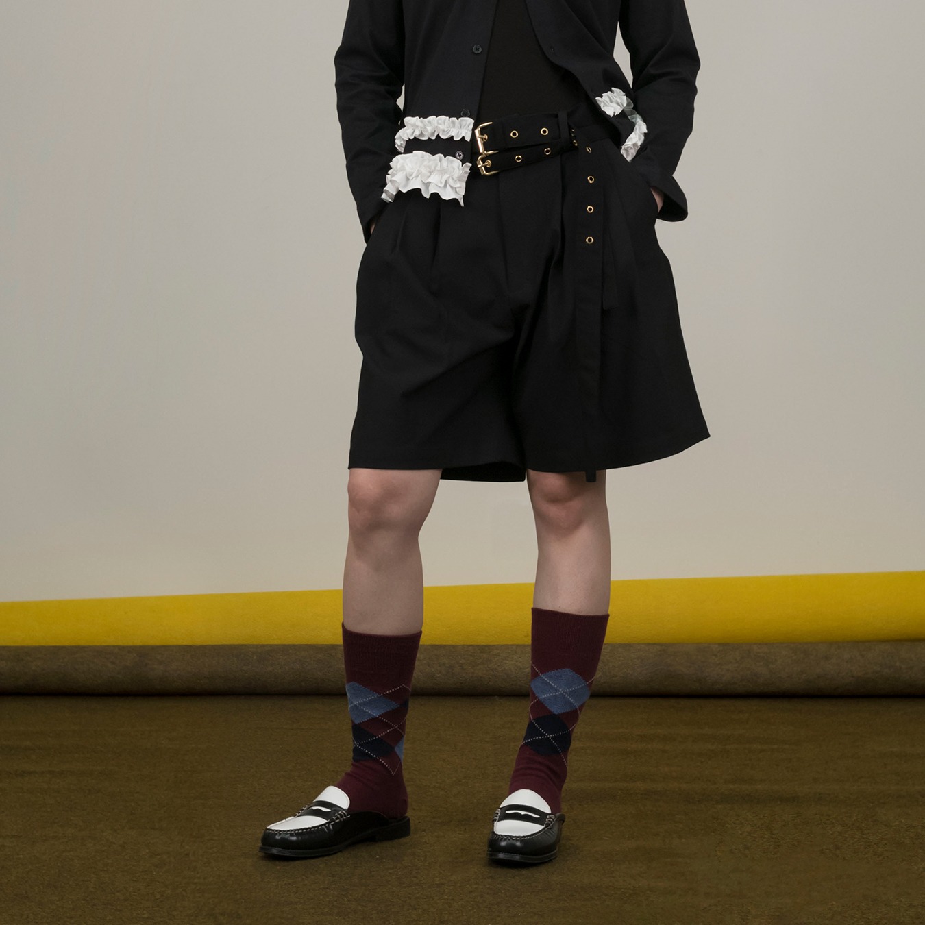 Belted Half Pants