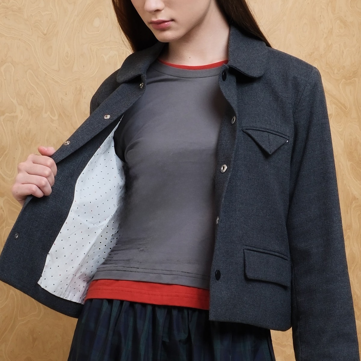 Melton Shirt Jacket