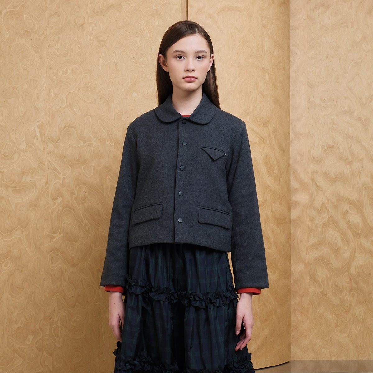 Melton Shirt Jacket