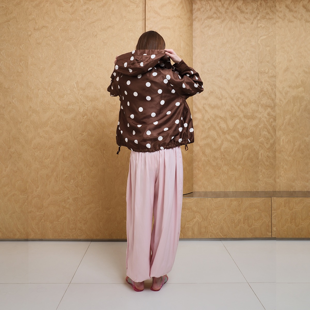 Polkadot Short Parka