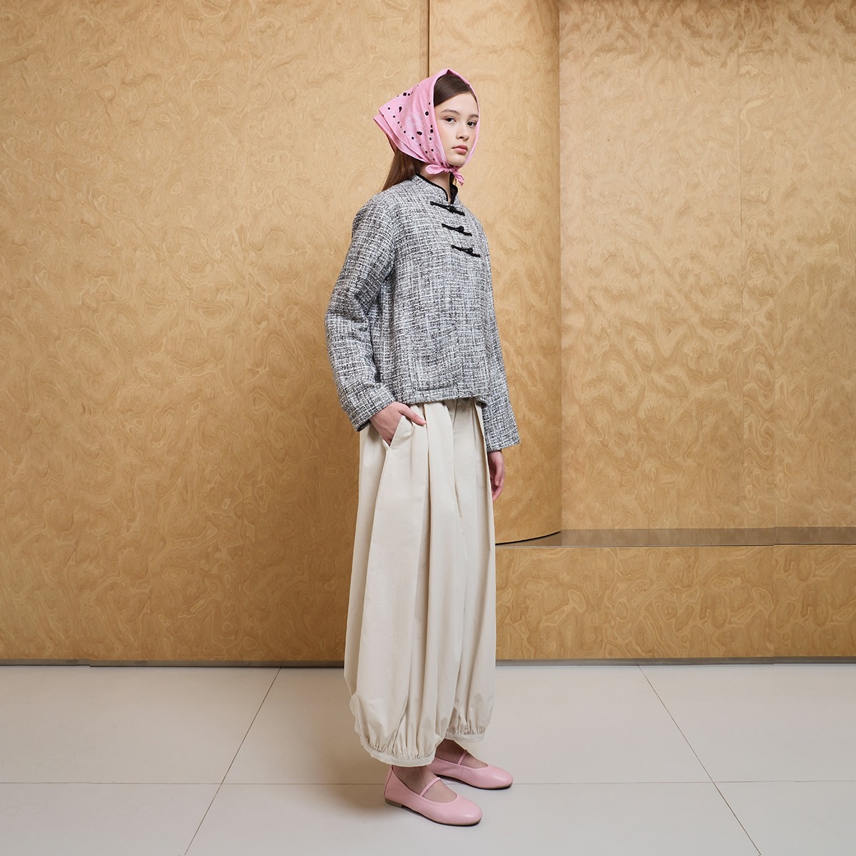 Tweed Shanghai Button Jacket 