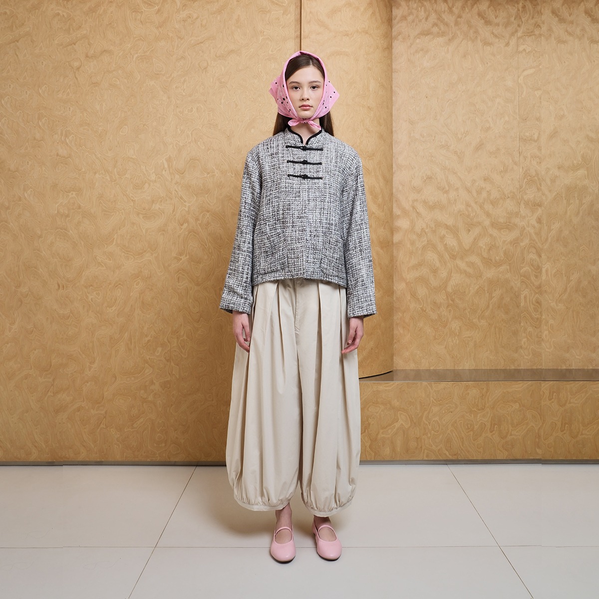Tweed Shanghai Button Jacket 