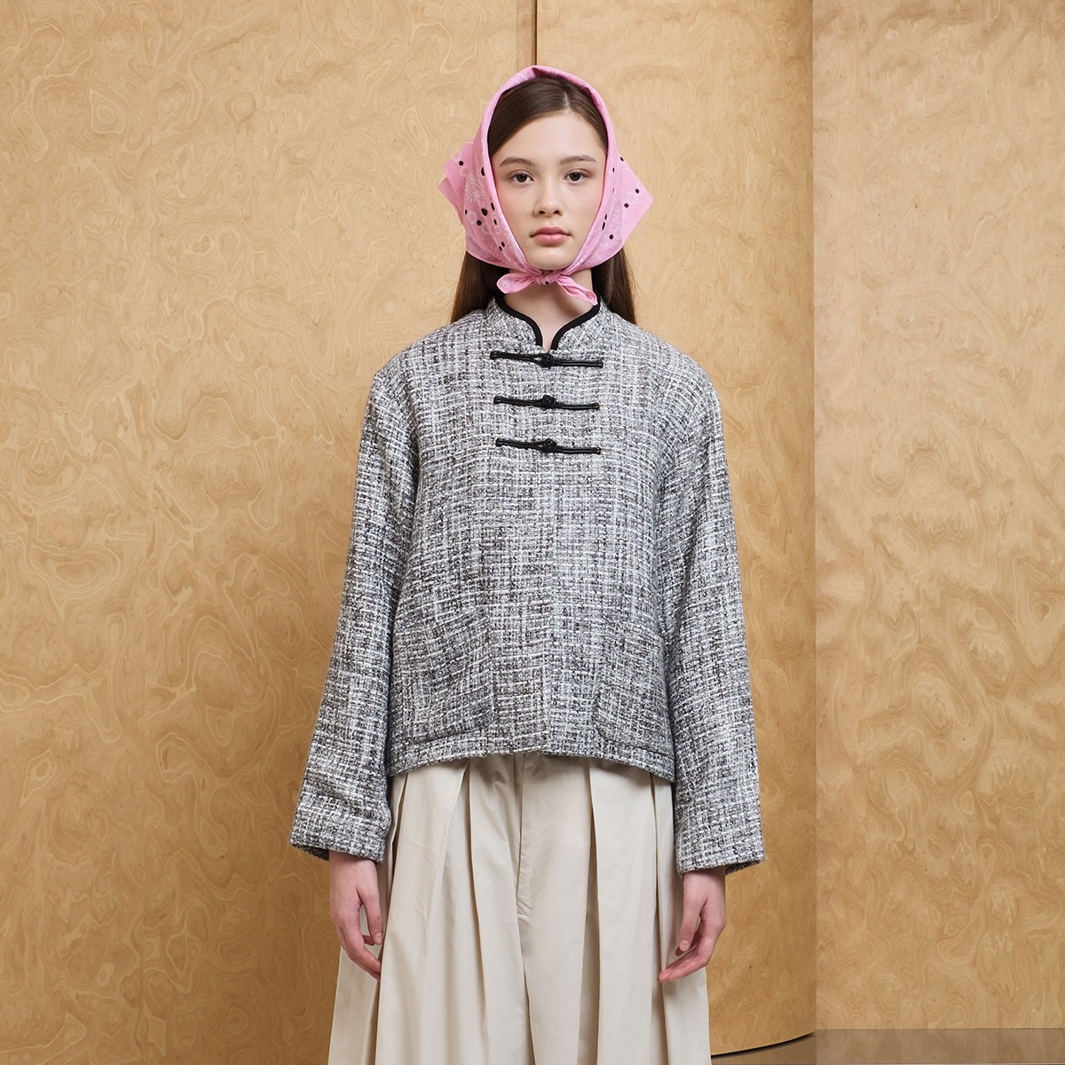Tweed Shanghai Button Jacket 