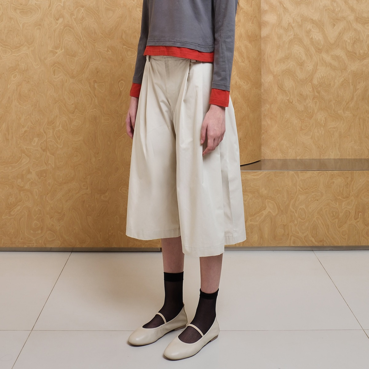 Cloud Pleat Culotte