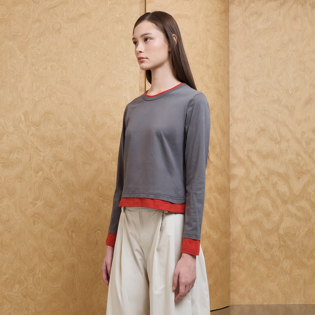Popy Seed LS Peep Tee