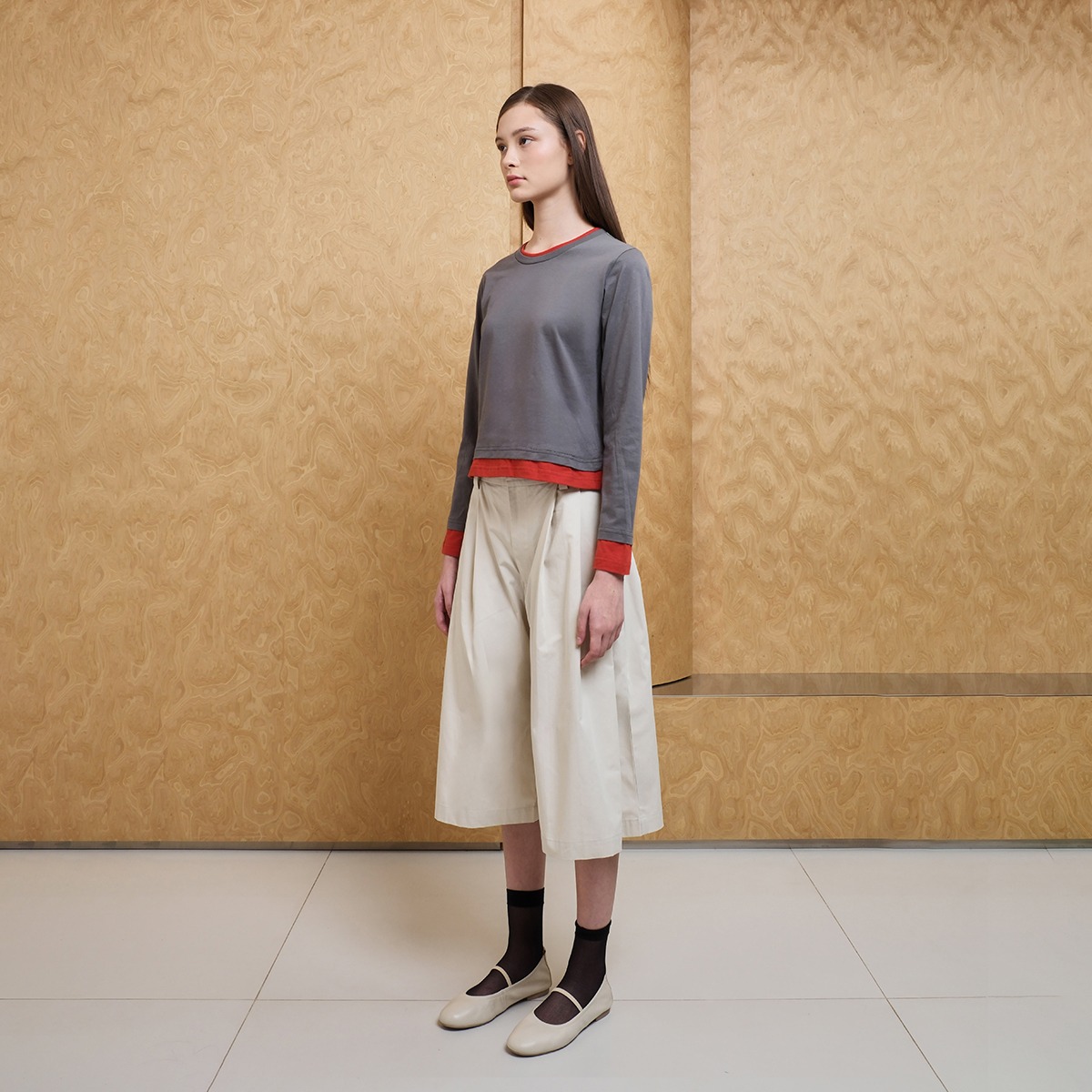 Cloud Pleat Culotte