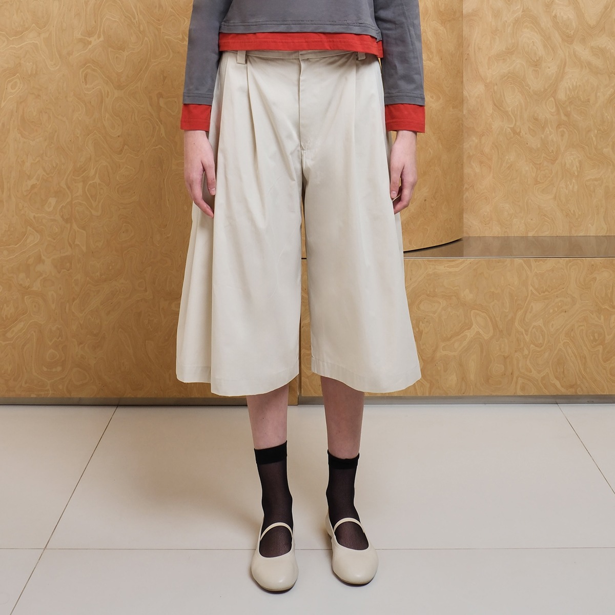 Cloud Pleat Culotte