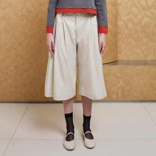 Cloud Pleat Culotte