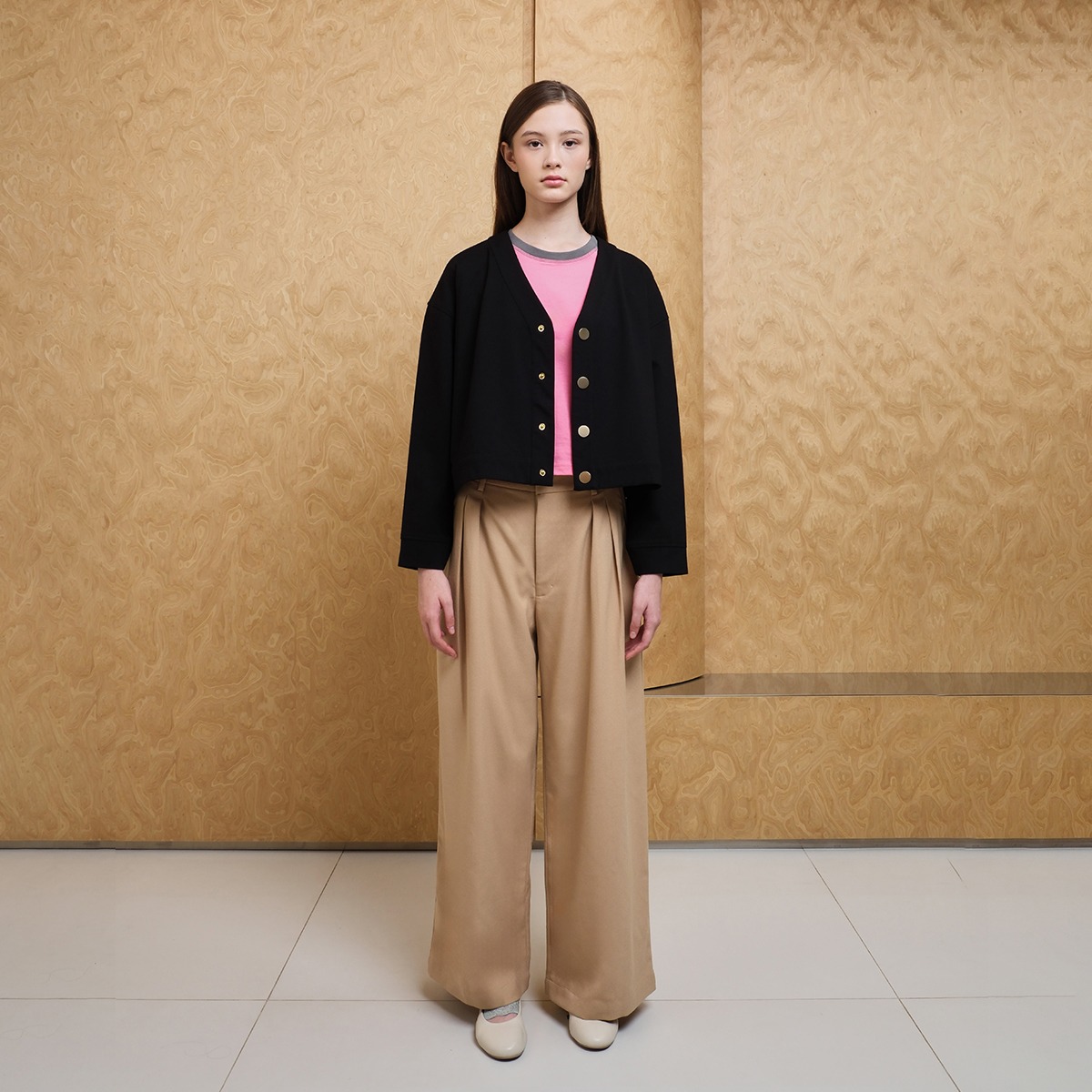 A&O Signature Boxy Cardigan
