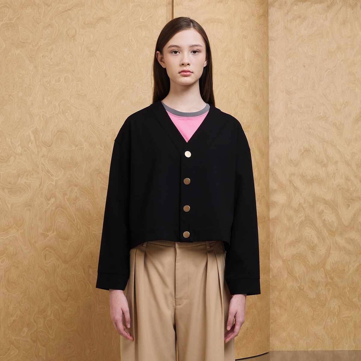 A&O Signature Boxy Cardigan