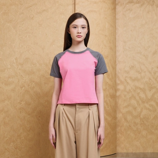 Candy Pink Raglan Tee