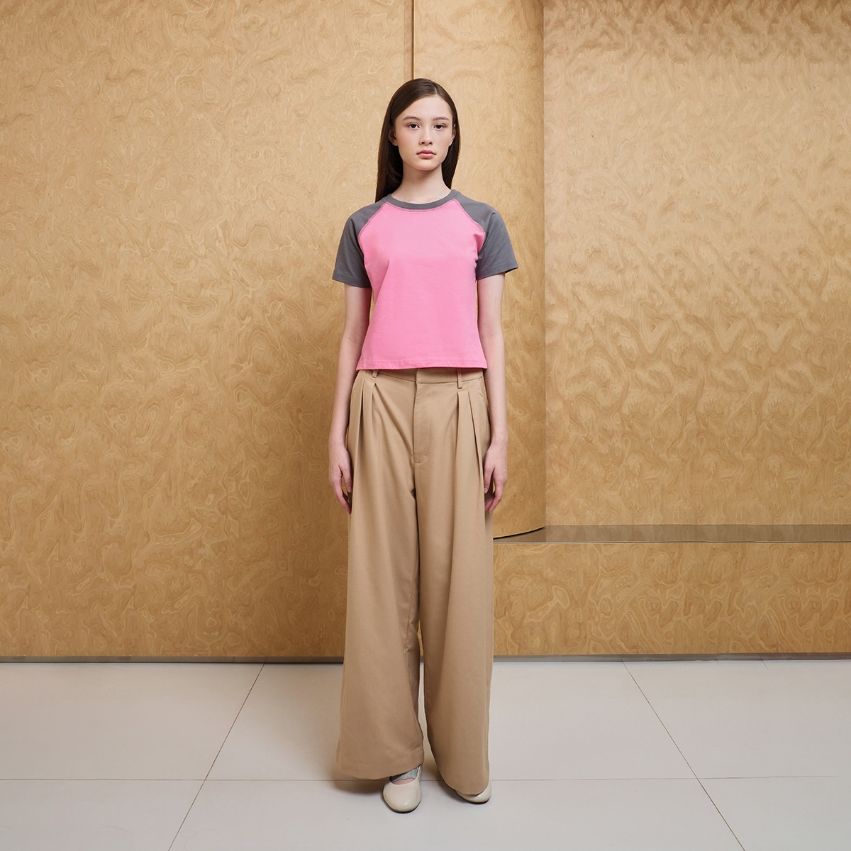 Candy Pink Raglan Tee
