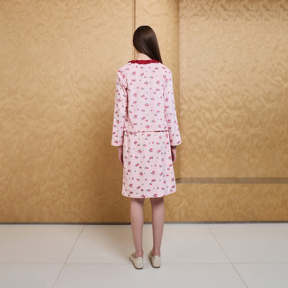 Rose Cardigan with Frill