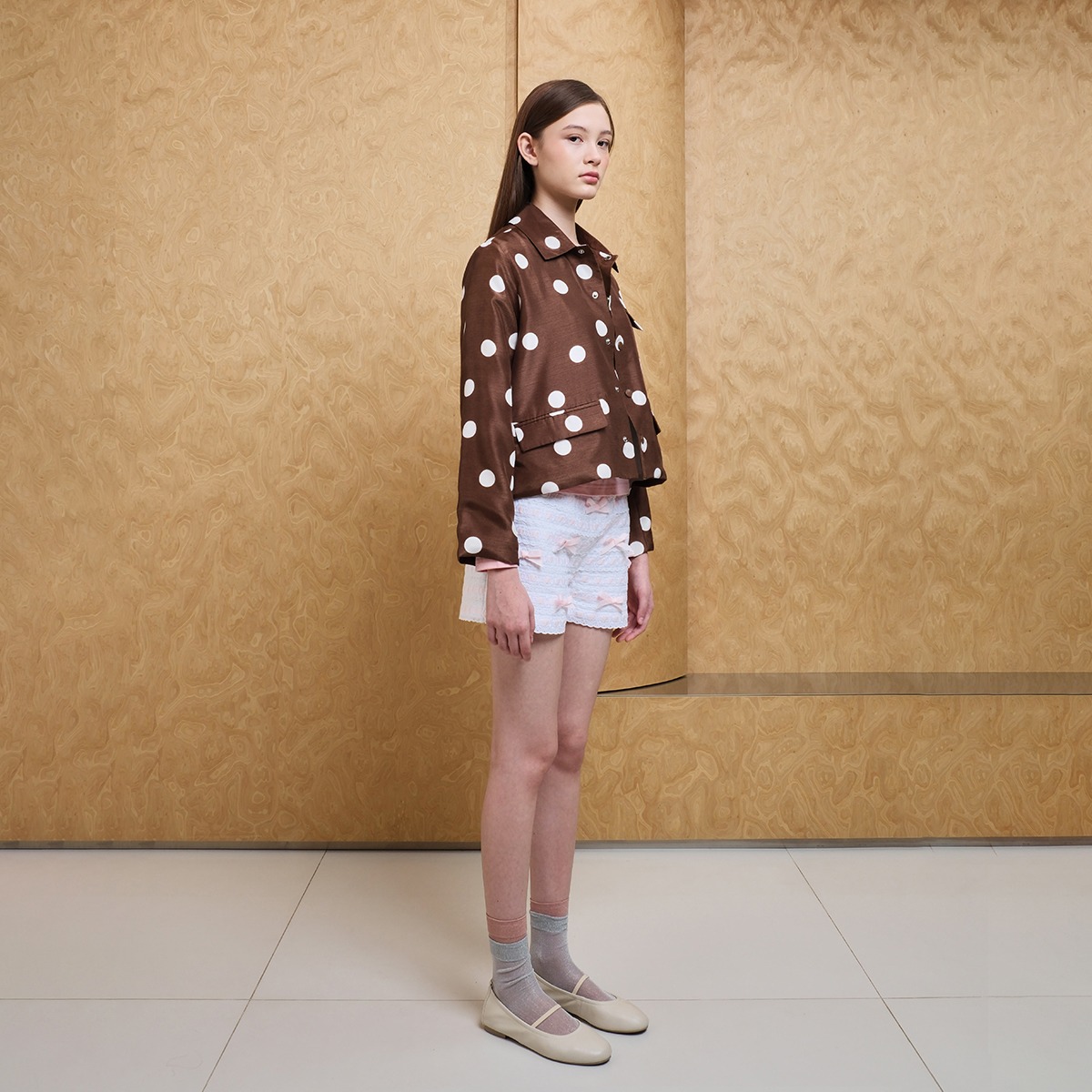 Polkadot Shirt Jacket