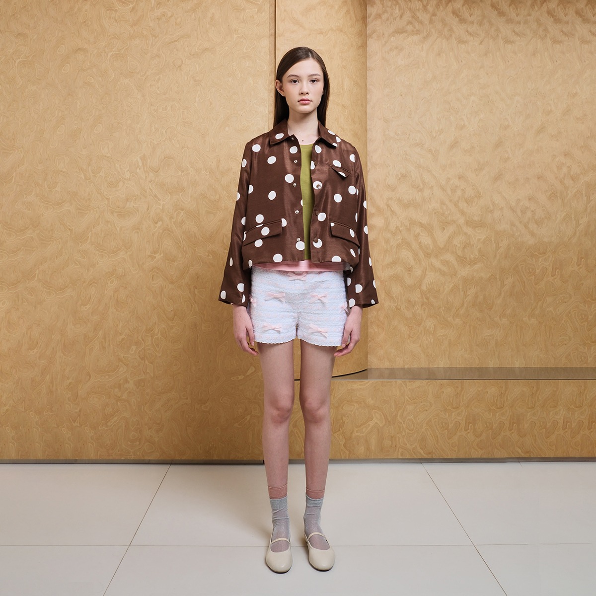 Polkadot Shirt Jacket