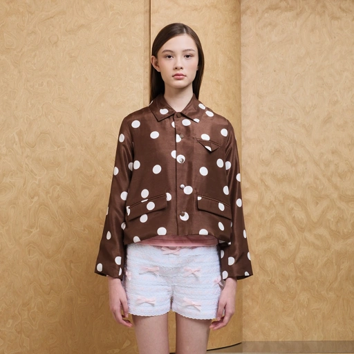 Polkadot Shirt Jacket