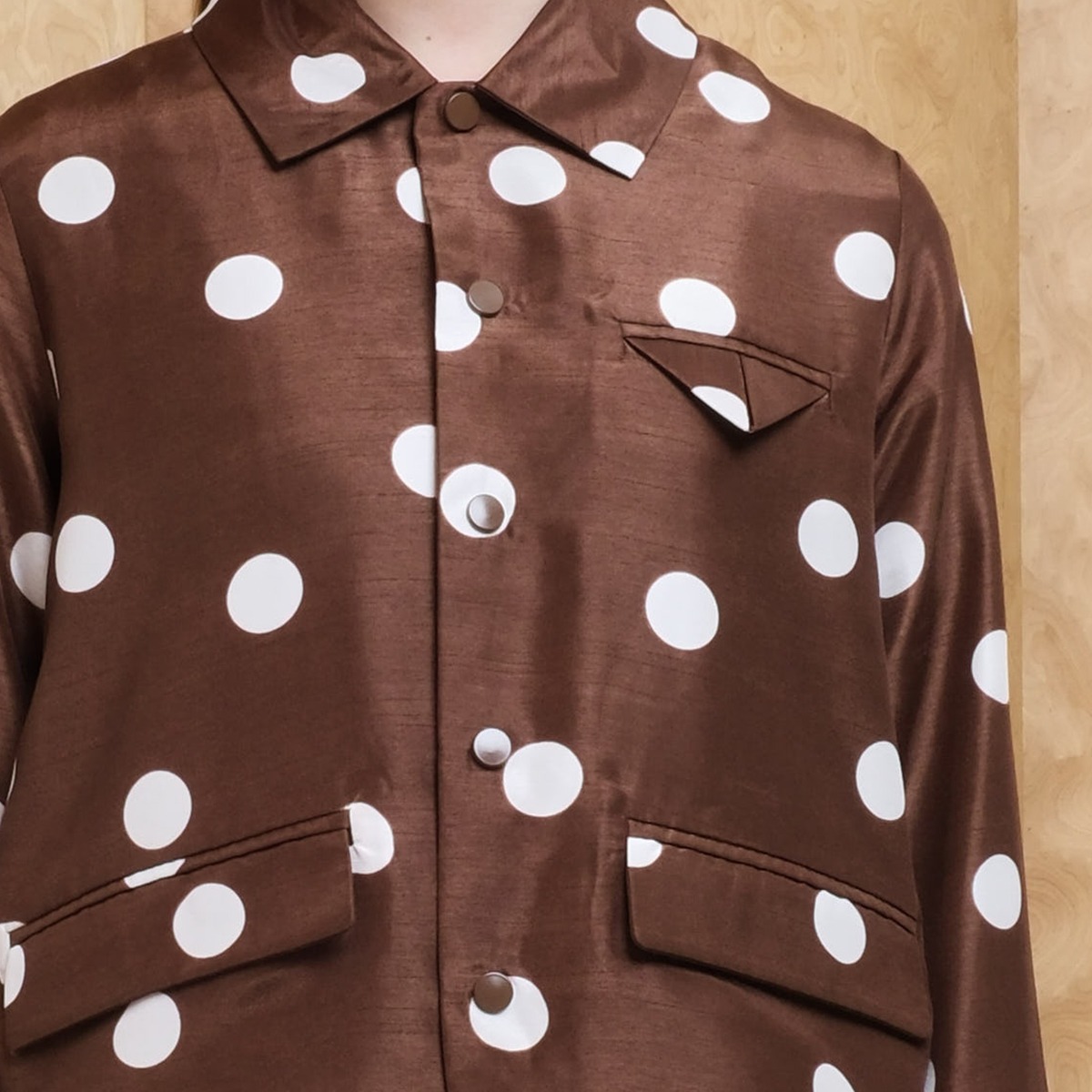 Polkadot Shirt Jacket